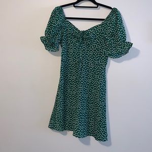 Pretty floral chiffon min sundress size S NWOT